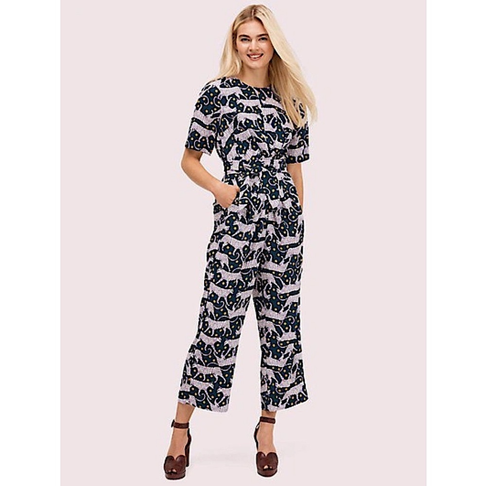 NWOT Kate Spade Patterned Jumpsuit